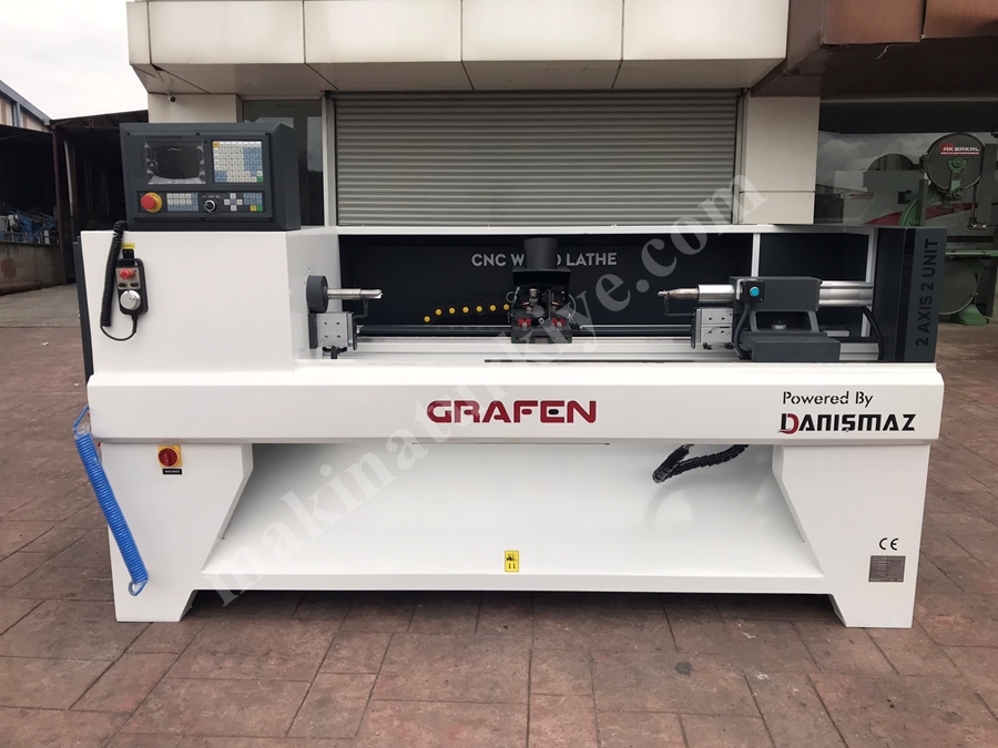 Aksakal Makine Grafen WLC100 CNC Ahşap Torna Makinesi