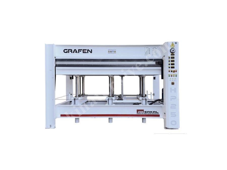 1300 x 2250 mm Sıcak Pres Makinası