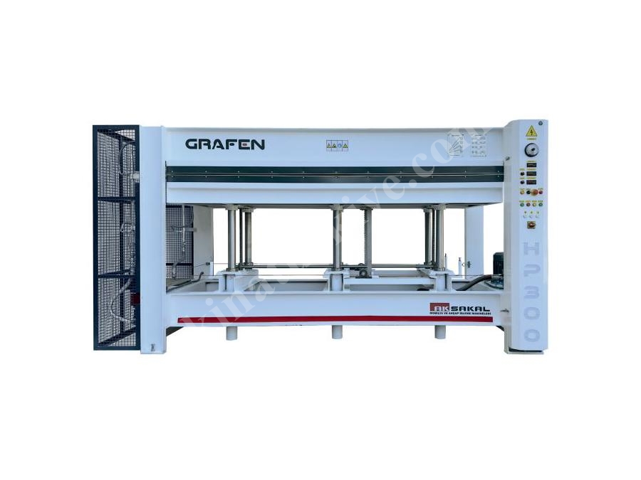 1100 x 2200 mm Yağ Isıtmalı Sıcak Pres Makinası