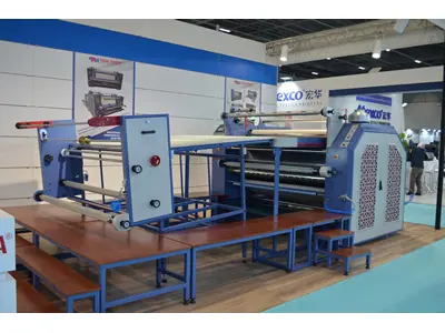 Tm-1900 / Tc-925 Piece Meter Fabric Paper Transfer Printing Sublimation Calender Heat Press Machine