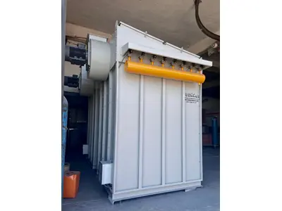 8000 m3/Hour 48 Torbalı Spray Booth Jet Pulse Ventilation Filter