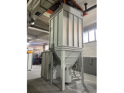 8000 m3/Saat 48 Torbalı Kabinli Kovalı Jet Pulse Havalandırma Filtresi - 5