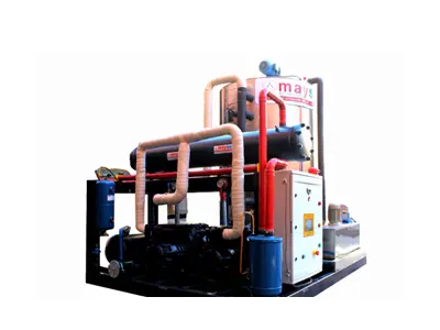 500 Kg - 30 Ton / Day Industrial Fresh Water Flake Ice Machine