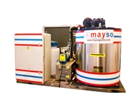 500 Kg - 30 Ton / Gün Endüstriyel Tatlı Su Yaprak Buz Makinası - 1