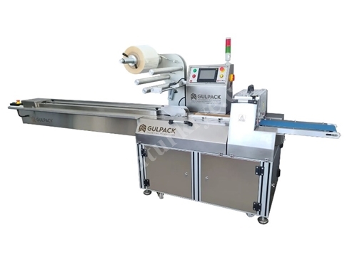 30 - 90 Pcs / Minute Horizontal Flow Wrapping Machine