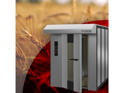 256 Stück/Stunde (13 Tablett) Drehkarren Brotgebäckofen - 0