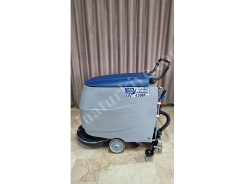 Battery-Powered Pushed Floor Cleaning Machine Italy Washing Machine 60 liters 