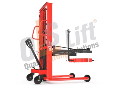 450 Kg 150 Cm Manual Barrel Handling Turning Stacker - 1