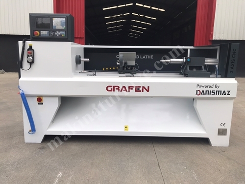 Grafen Wlc-100 Yataklama Üniteli CNC Ahşap Torna Makinesi