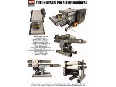 Tabaktaschen-Pressmaschine - 1
