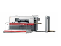 1650x1200 mm halbautomatische Papier-Karton-Schneidemaschine - 0