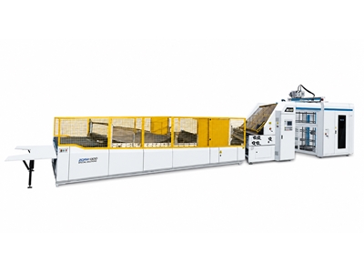 1500x1500 mm Yüksek Hızlı Oluklu Laminasyon Makinesi - 0