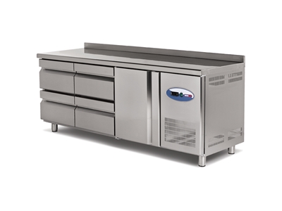 Réfrigérateur Congélateur de Comptoir à Tiroirs 4 et Porte 1 de 500 Litres - 0