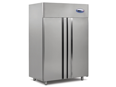 1400 Liter Double-Door Glass Upright Refrigerator - 0