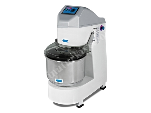50 kg Edelstahl-Einzeldrehzahl-Spiralteigknetmaschine