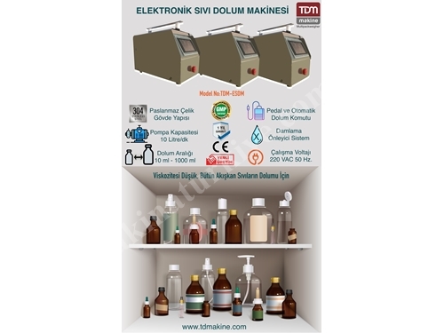 10-1000 ml Electronic Liquid Food Filling Machine