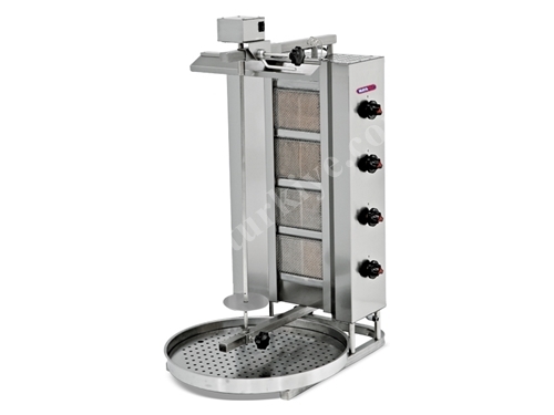 3 Isıtıcılı Üstten Motorlu Gazlı Döner Makinası