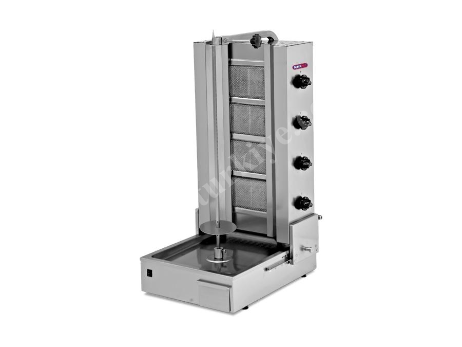 3 Heater Bottom Motorized Gas Rotisserie Machine