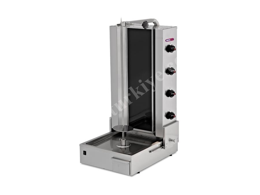 4 Heater Bottom Motorized Electric Rotisserie Machine