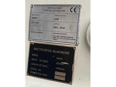 Table de fraisage à tête de bélier de taille 5 - 4