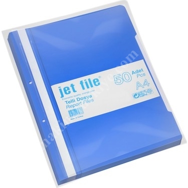 50'Li Mavi Jet File Telli Dosya 
