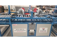 650-750 Pallets / Hour Fully Automatic Bidirectional Pallet Fastening Machine - 22