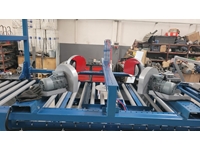 650-750 Pallets / Hour Fully Automatic Bidirectional Pallet Fastening Machine - 29
