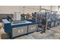 650-750 Pallets / Hour Fully Automatic Bidirectional Pallet Fastening Machine - 15