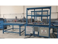 650-750 Pallets / Hour Fully Automatic Bidirectional Pallet Fastening Machine - 16