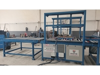650-750 Pallets / Hour Fully Automatic Bidirectional Pallet Fastening Machine - 19