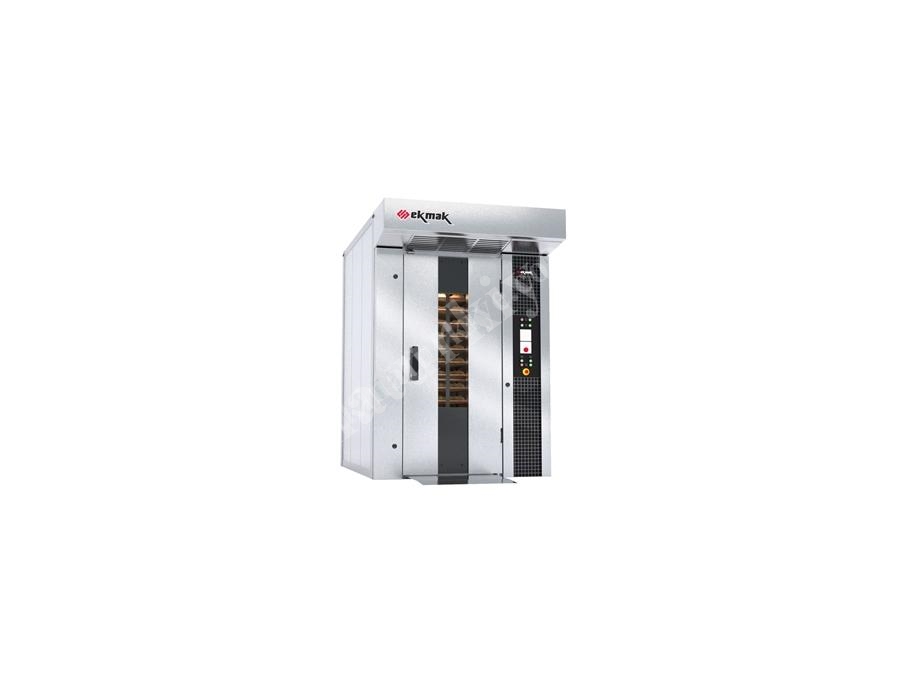 Four de cuisson de pain de 200 kg/heure avec chariot rotatif