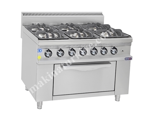 M-FKG 1270 6 Cuisinière à gaz avec four