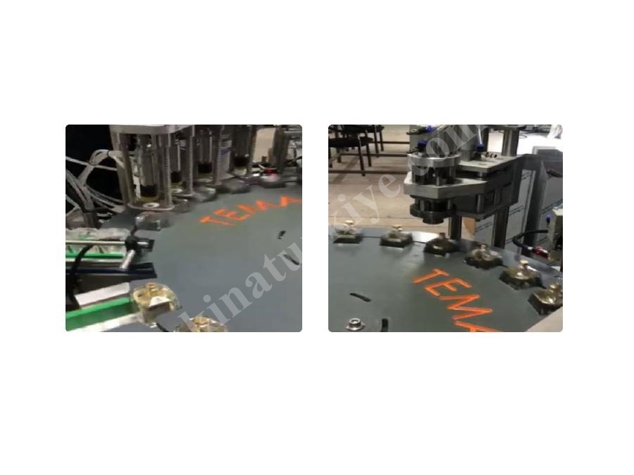 1500 Pcs/Hour Rotary Vacuum Bottle Filling and Capping Machine