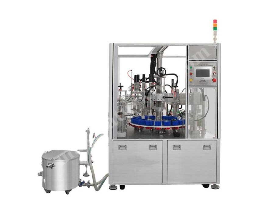 1500 Pcs/Hour Rotary Vacuum Bottle Filling and Capping Machine
