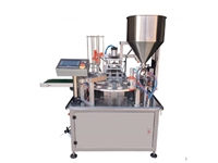 5000-5500 Piece/Hour (4 Nozzles) Rotary Filling And Foil Sealing Machine