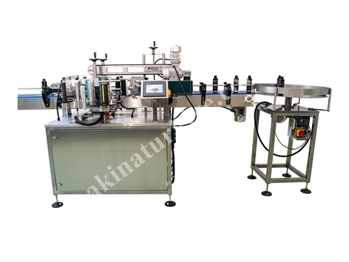 4000-5000 Labels/Hour One Way And Cylindrical Bottle Labeling Machine