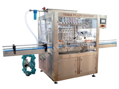 2500 Pieces / Hour 8 Nozzles Volumetric Liquid Filling Machine