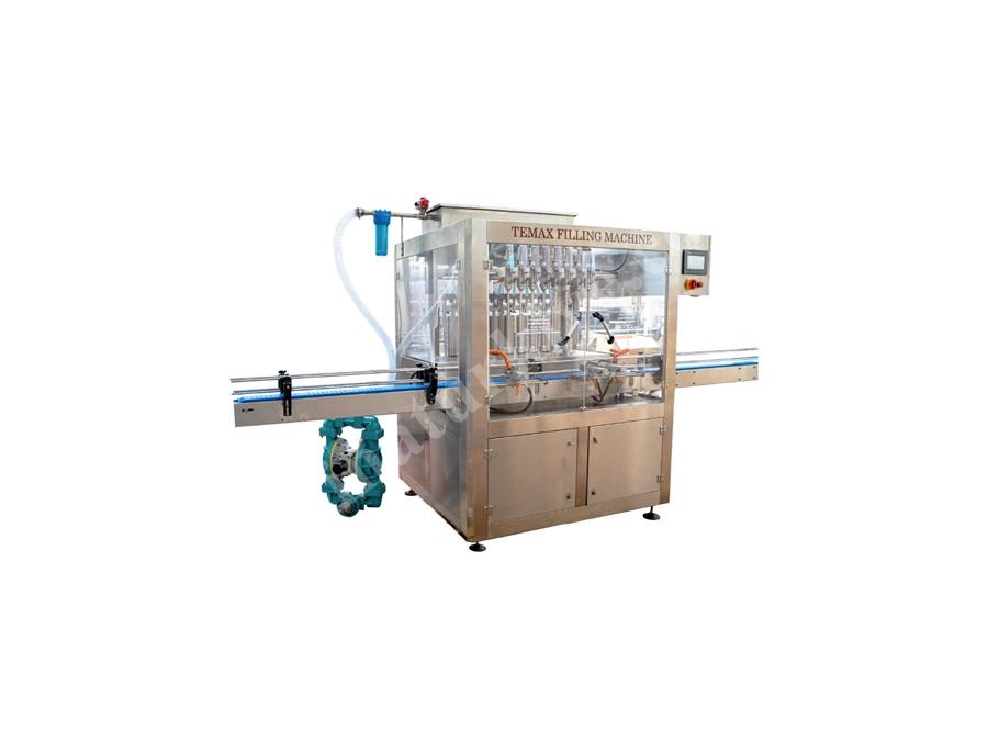 2500 Pieces / Hour 8 Nozzles Volumetric Liquid Filling Machine