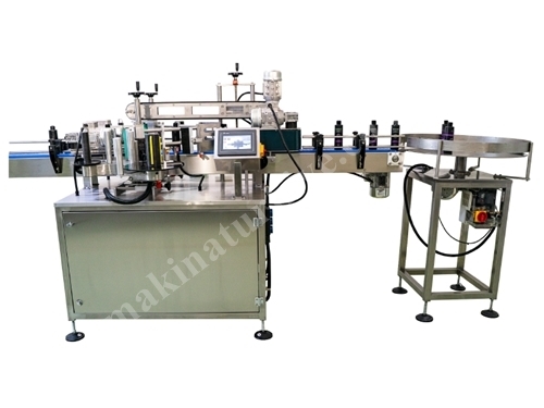 4000-5000 Pcs/Hour Automatic Bidirectional And Cylinder Bottle Labeling Machine