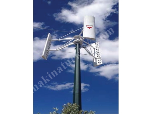 5 Kw Kapasiteli Dikey Rüzgar Türbini