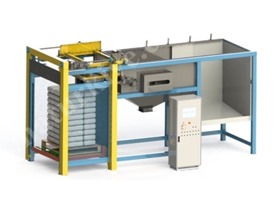 600 Pieces / Hour Raw Material Bag Opening and Emptying Machine