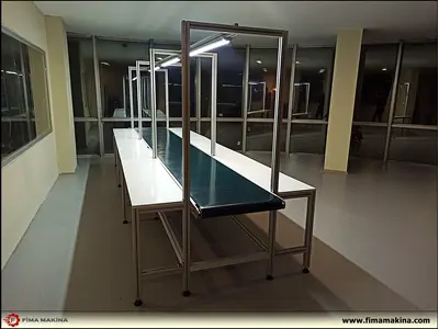 FM100M Working Table and Custom Designed Conveyor Systems