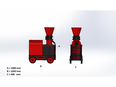 MY-200 11 kW 473 Gövde Pelet Makinası - 2