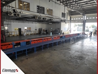 8M PVC Belt Flat Type Logistics PVC Belt Conveyor - 2