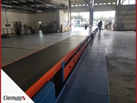 8M PVC Belt Flat Type Logistics PVC Belt Conveyor - 1