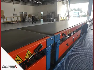 8M PVC Belt Flat Type Logistics PVC Belt Conveyor