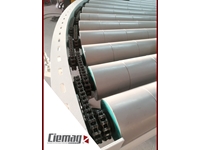 90 Degree Curved Tapered Roller Conveyor - 1