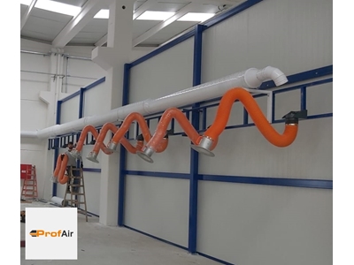 Ø160mm 2 Metre Akrobat Kol Ve Montaj Braketi Kaynak Dumanı Emici Kol - 5