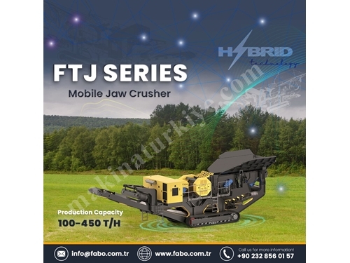 FTJ 11-75 Wheeled Jaw Crusher Mobile Jaw Crusher