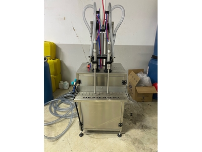 2-Nozzle Volumetric Manual Liquid Filling Machine - 0